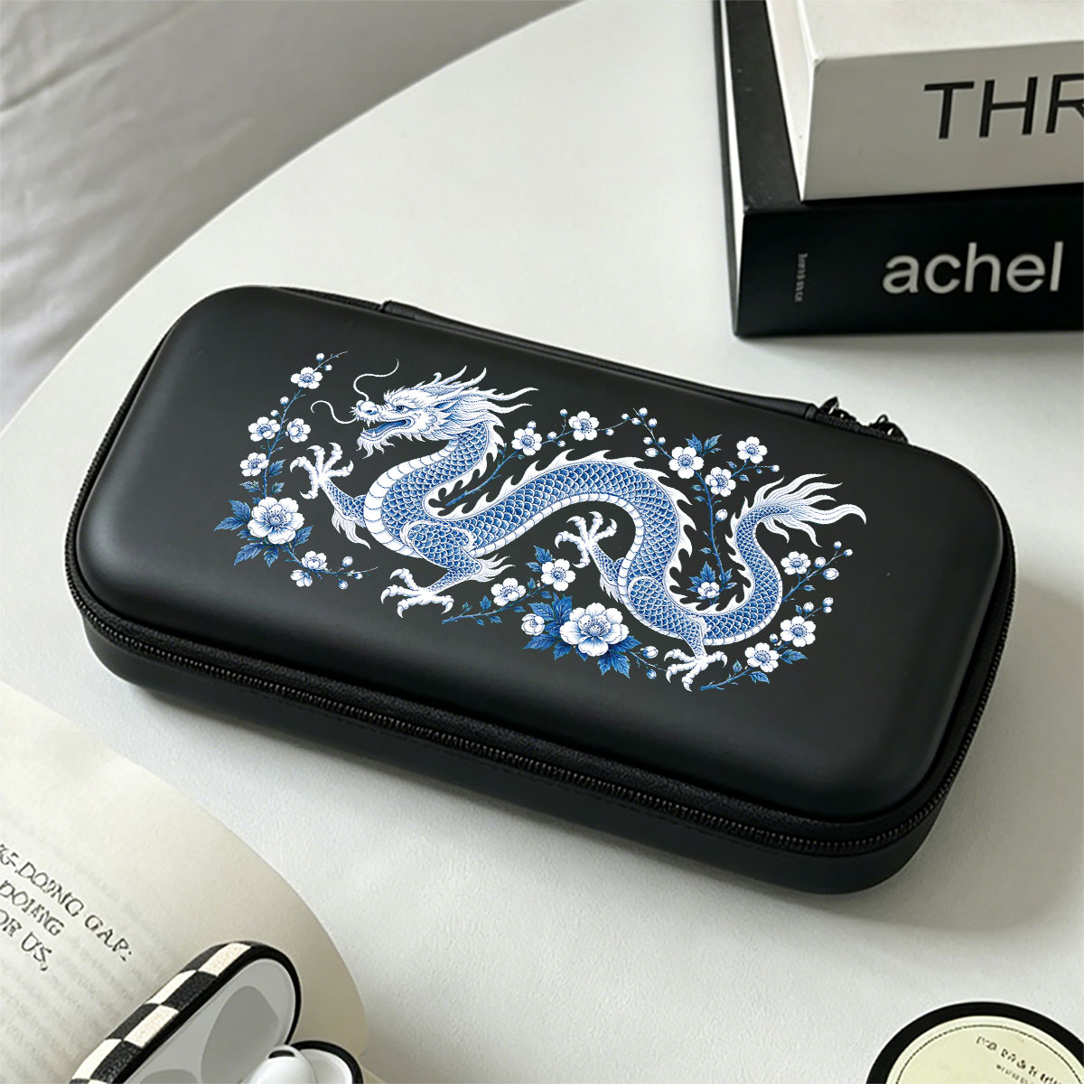 Gaming Accessories Bag - Симпатичный ударопрочный чехол с сетчатыми карманами,