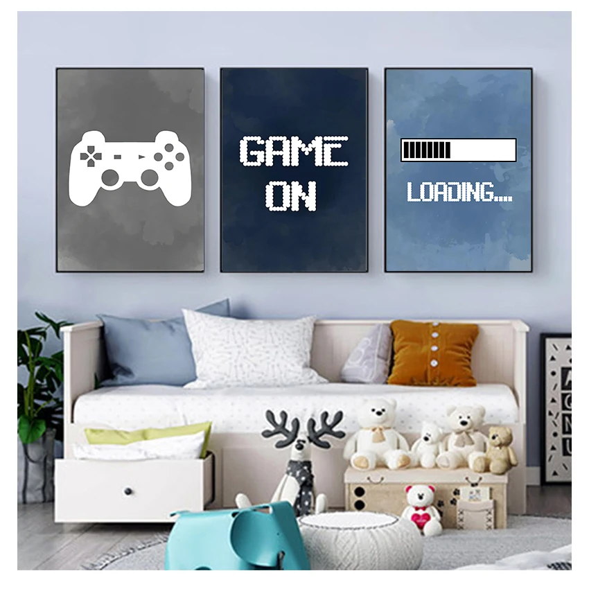 Gaming Accessories Wall - Декор для детской комнаты мальчика, постеры