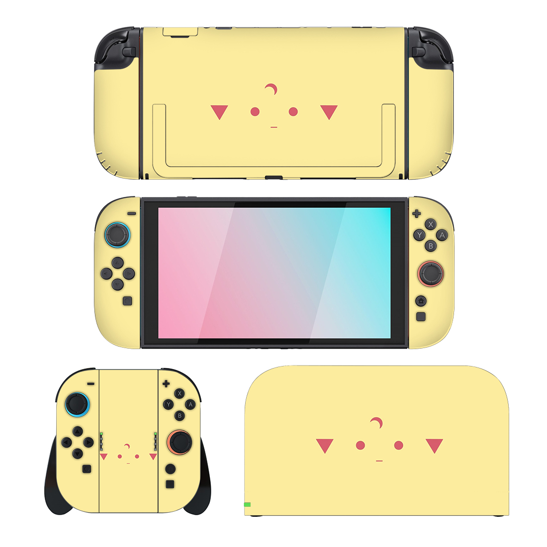 Gaming Accessories Pink - Новая защитная наклейка-скин с аниме-дизайном для