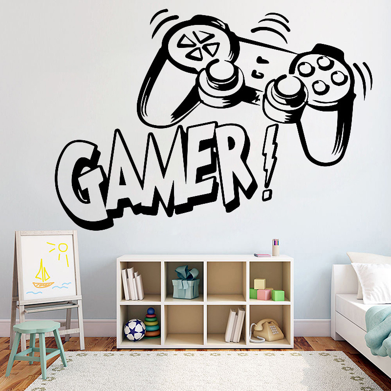 Gaming Accessories Wall - Наклейка на стену для детской комнаты,