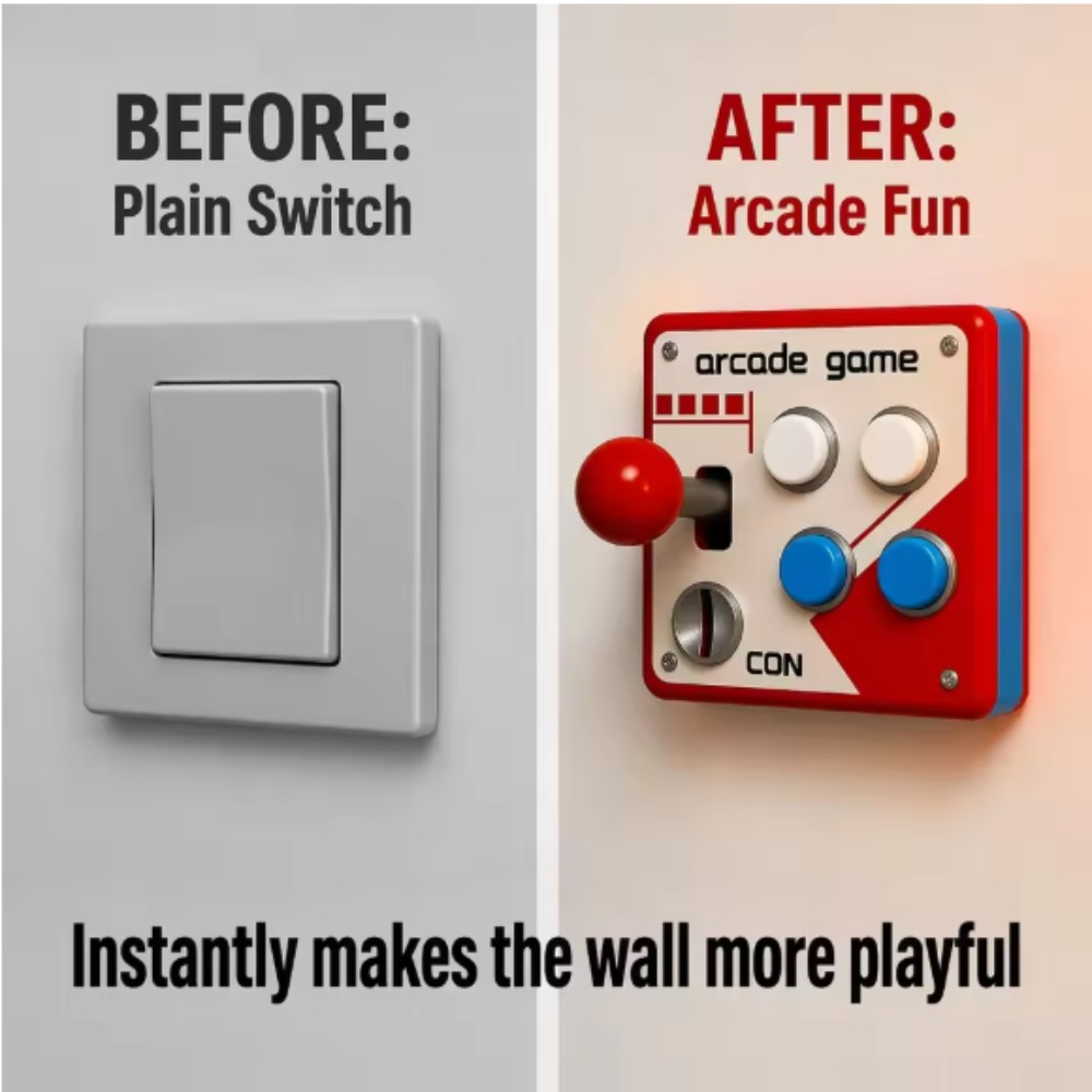 Gaming Accessories Wall - Ретро-накладка на джойстик для аркадных автоматов,