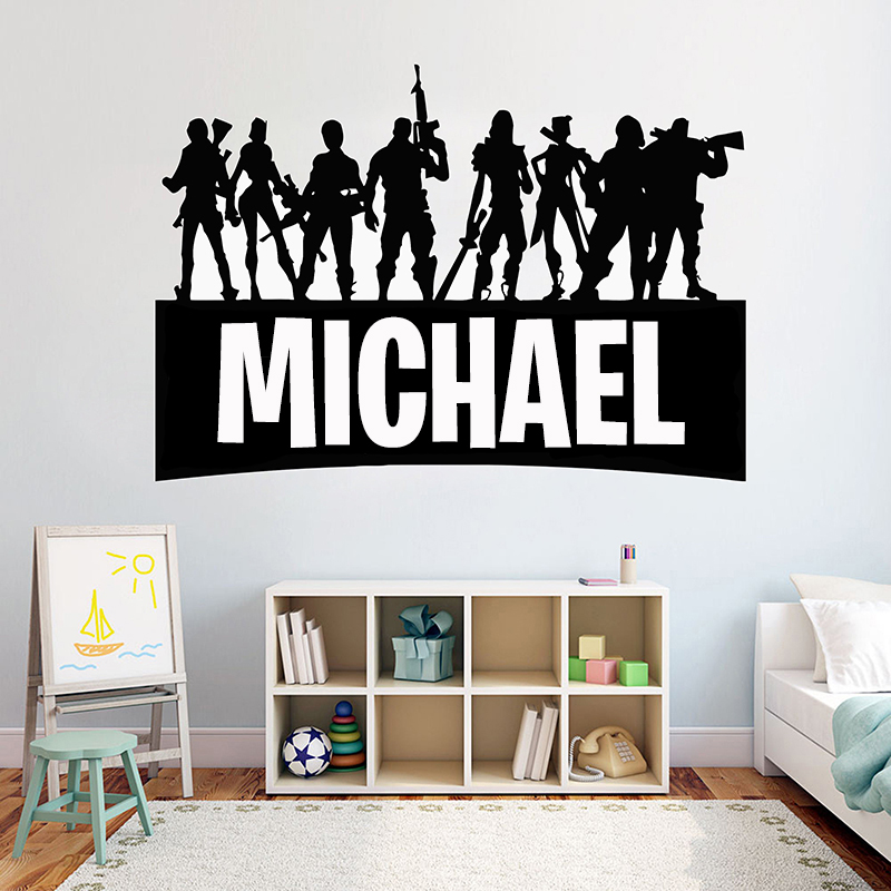 Gaming Accessories Wall - Игра геймер индивидуальное имя Настенный декор