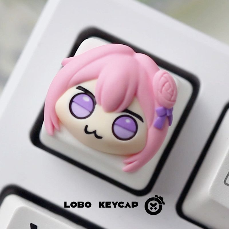 Милый розовый кейкап из смолы  – обзор и цена Gaming Accessories Pink