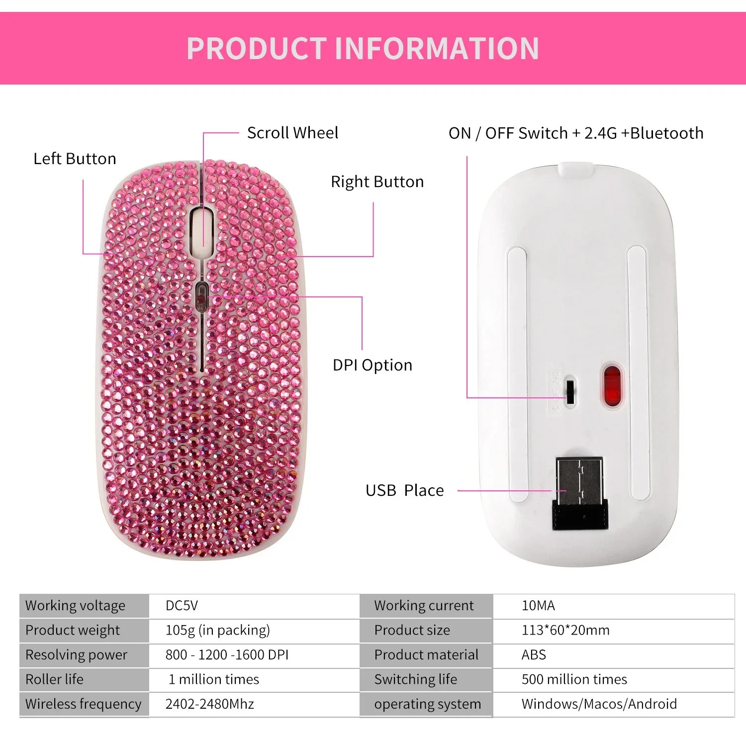 Зарядка и отключение звука, дв – обзор и цена Gaming Accessories Pink